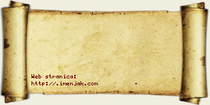 Jovana Beljić vizit kartica